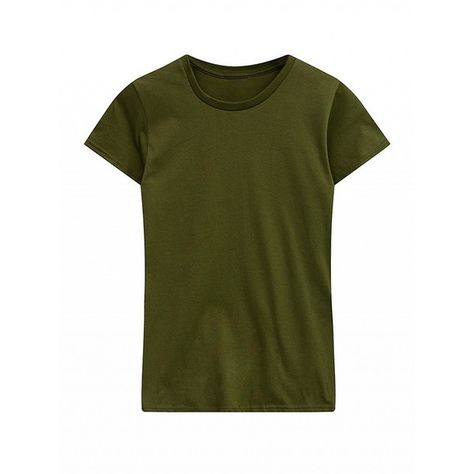 Choies Army Green Round Neck Short Sleeve Basic T-shirt ($9.90) ❤ liked on Polyvore featuring tops, t-shirts, black, olive green top, basic tees, short sleeve tee, basic tee shirts and basic t shirt Olive Green Top, Black Olive, Total Drama, Green Tshirt, Green Top, Clothing Outfits, Basic T Shirt, Basic Tee, Tee Dress