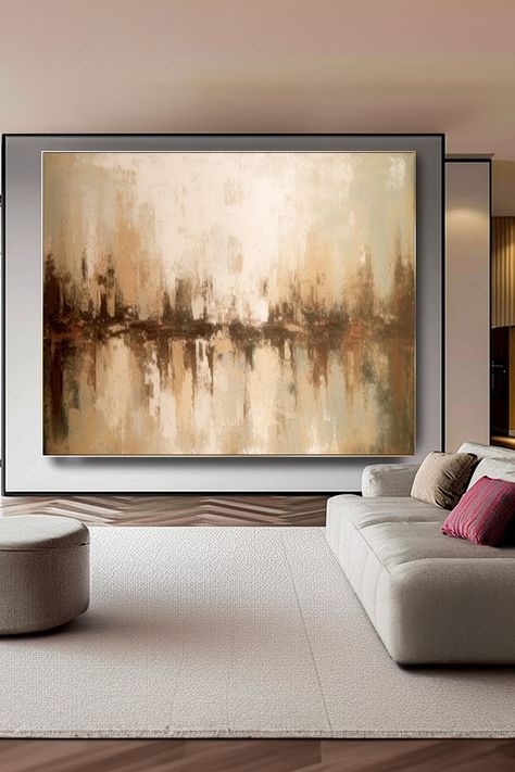 Original handmade beige abstract cityscape painting with textured landscape in neutral tones, reflecting urban skyline Abstract Cityscape Painting, Abstract Cityscape, Handmade Wall Art, Cityscape Painting, Neutral Tones, Cityscape, Unique Pieces, Abstract Art, Wall Art