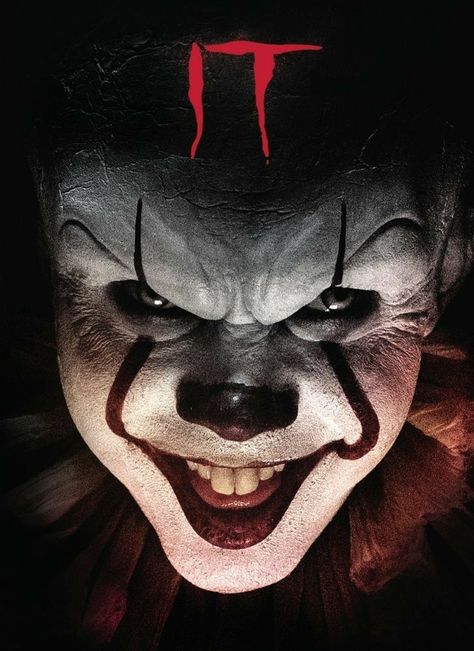 Creepy Clown Pictures, Es Pennywise, Horror Movie Tattoos, Helloween Wallpaper, It Movie, Horror Photos, Evil Clown, Joker Hd Wallpaper, It 2017