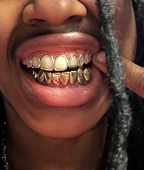 Are you feeling like the value of the grillz doesn’t match the price when you are trying to find the perfect one? Are you concerned about overpaying for quality? With us, you can get premium grillz without breaking the bank 💰📈❌ We understand your frustration and that’s why we are here to help! 🙋🏻🙋🏻‍♀️ Stick around as we guide you to the style and look you’ve always wanted 😎🤌🏼 @jose.nn34 and his fresh grillz set speak for themselves 🥶 . Handmade by GrillzZone! UK & Worldwide shipping ava... Custom Grillz, Gold Grillz, Teeth Jewelry, Open Face, The Bank, How Are You Feeling, Quick Saves