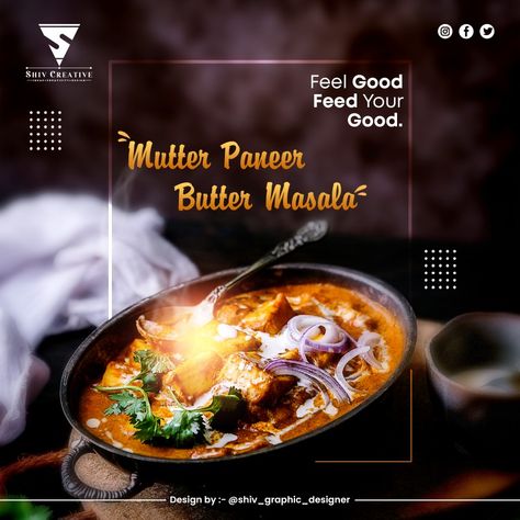 Social Media Creative Food Banner Restaurant Food Creative Ads, Food Creatives Social Media, Food Ads Creative Marketing, Bakery Ads, Restaurant Creatives, Hotel Marketing Design, Indian Buffet, Grilled Paneer, Manchurian Recipe