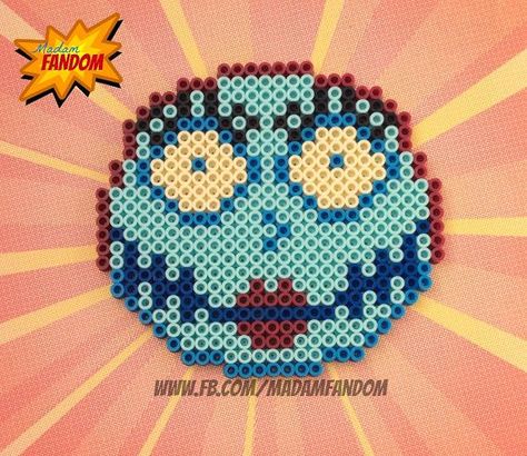 NIGHTMARE BEFORE CHRISTMAS Ornaments : Sally perler beads by MadamFANDOM ◄► Original MadamFANDOM design ◄► Nightmare Before Christmas Perler Beads, Perler Beads Pattern, Beads Halloween, Nightmare Before Christmas Ornaments, Christmas Perler Beads, Nightmare Before Christmas Sally, Movie Crafts, Easy Perler Bead Patterns, Perler Creations