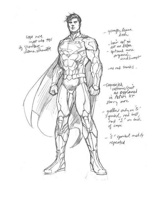 . Jim Lee Superman, Superman Sketch, Superman Drawing, Jim Lee Art, Drawing Superheroes, Legion Of Superheroes, Comic Book Art Style, Superman Art, Scale Drawing