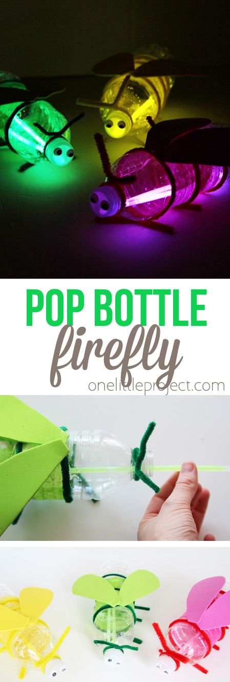 Firefly Craft, Indoor Play, Camping Activities, Glow Sticks, Pop Bottles, Camping Crafts, Camping Ideas, Childrens Crafts, Fun Crafts For Kids