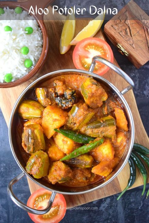 potol dalna recipe, aloo potoler dalna, aloo potoler tarkari, potol recipe bengali style, aloo potoler dalna recipe, recipe of potol, potol recipe, potoler recipe, potol aloo recipe, aloo potoler dorma, aloo parwal recipe, aloo potoler tarkari recipe, aloo potoler dalna bengali recipe, aloo potoler rosha, how to make aloo potol, how to make aloo potoler dalna, bengali recipe, bengali recipes, bengali food, bengali food recipes, recipes of bengali food, traditional bengali food Jnv Life, Dum Aloo Recipe Punjabi, Aloo Tomato Curry, Aloo Puri Potato Curry, Aloo Dum, Bengali Aloo Bhaja, Plain Rice, Golden Spoon, Garlic Recipe