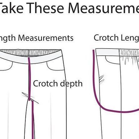 Sewing and Design School on Instagram: "Posted by @stylefalcon “Many of know our waist and hip measurements by heart. But what about your crotch depth or length? From knee to floor? Inseam? These measurements are all important to understand sewing pattern fit and ease. Grab a friend and take some measurements. Then compare those numbers to the dimensions of your favorite pants, whether handmade or ready-to-wear. Or assess patterns you want to try. You'll know where to add or remove length - A Line Drawing, Sewing Pants, Design School, How To Measure, Pants Pattern, School Design, Sewing Pattern, Sewing Patterns, Ready To Wear