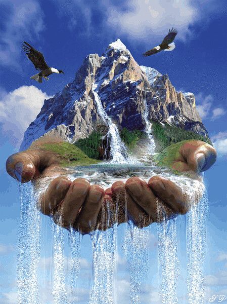 Rivers Of Living Water, Image Nature, Hands Holding, Living Water, Surreal Art, Nature Wallpaper, Mother Earth, Nature Pictures, Beautiful Pictures