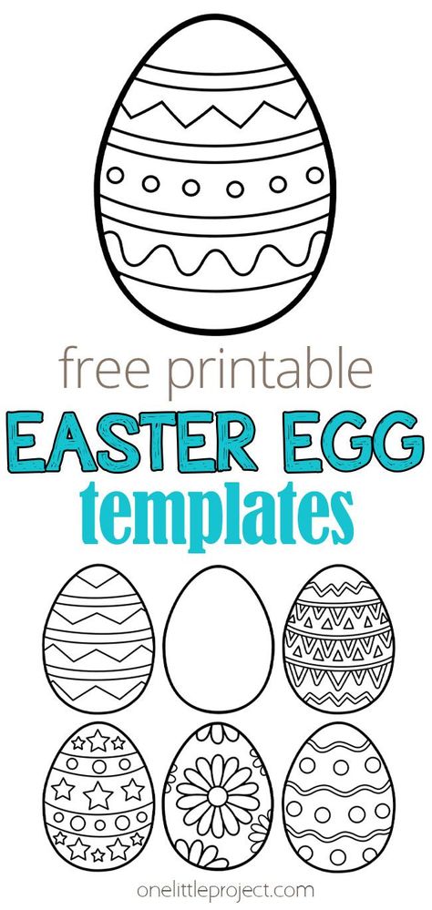 Looking for an Easter egg template? We've got 38 pages that you can download and print for FREE! There are different designs of Easter eggs in all different sizes. Use the Easter egg outline for spring or Easter crafts or for any other activity where you might need an Easter egg shape. Egg Template Free Printable, Easter Egg Outline, Egg Outline, Easter Egg Printable, Printable Outline, Easter Egg Template, Egg Template, Printable Easter Activities, Template Free Printable