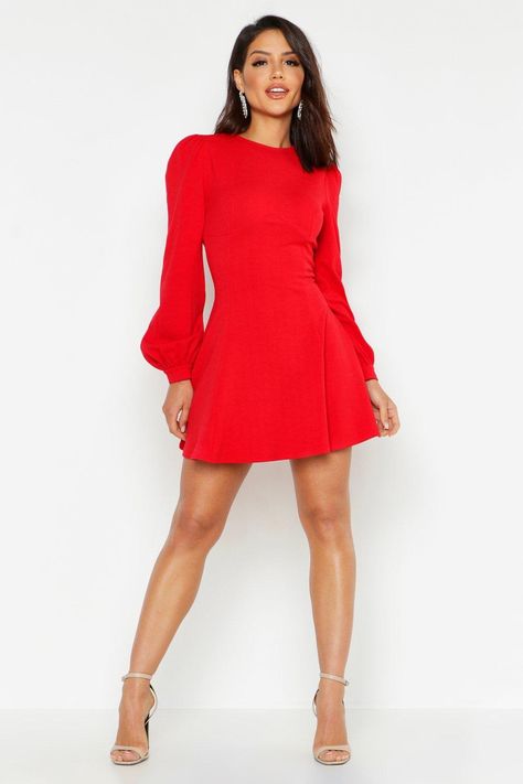 Blouson Sleeve, Christmas Party Dress, Bodycon Fashion, Women Wedding Guest Dresses, Looks Chic, Cami Dress, Guest Dresses, Skater Dress, Short Dress