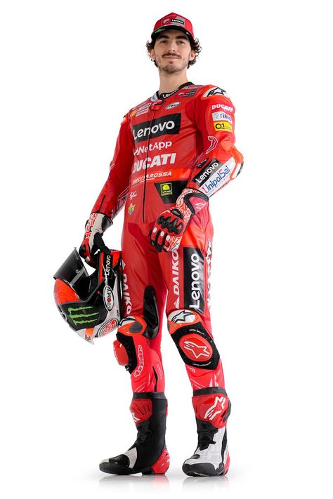 Francesco Bagnaia, Ducati Team at Ducati livery unveil High-Res Professional Motorsports Photography Motorsports Photography, Leather Fashion Men, Moto Gp, Motogp, Latest Video, Music Poster, Ducati, Leather Fashion, High Res