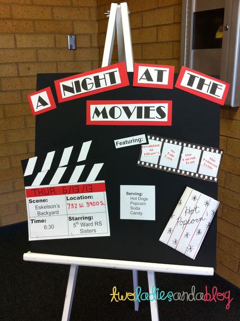 Two Ladies and a Blog: A Night at the Movies Movie Night Fundraiser, Summer Activity Ideas, Lds Relief Society Activities, Temple Marriage, Senior Living Activities, Tips For Hair, The Parent Trap, Nursing Home Activities, Lds Relief Society