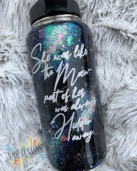 Galaxy Glitter Tumbler, Vanessa Davis, Leaf Outline, Try Something New, Craft Business, Tumbler Designs, Watch Design, Resin Art, Word Art