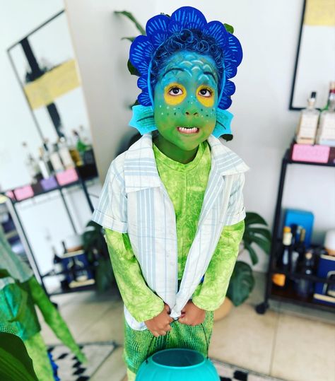 Luca Halloween Costume, Luca Costume, Face Painting, Party Time, Halloween Costumes, Diy Projects, Halloween, Fictional Characters, Quick Saves