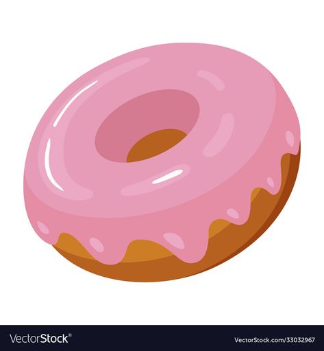 Donut Illustration Cute, Doughnut Cartoon, Doughnut Illustration, Donut Illustration, Cartoon Donut, Donut Drawing, Donut Cartoon, Donut Logo, Jam Donut