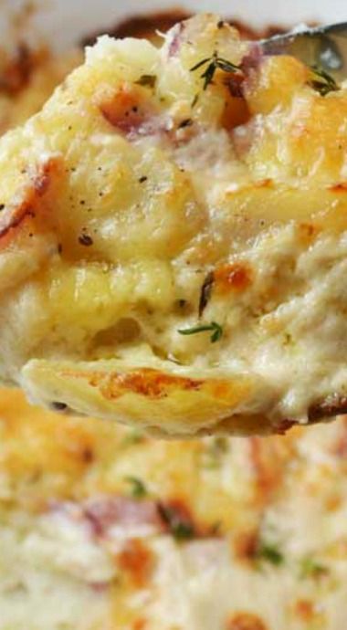 Creamy Garlic Parmesan Au Gratin Potatoes ~ The Most Delicious and Luxurious Creamy, Cheesy, Garlic-y Potatoes. Healthiest Cheese, Dauphinoise Potatoes, Potatoes Dauphinoise, Au Gratin Potatoes, Garlic Parmesan Potatoes, Gratin Potatoes, Cheesy Potato Casserole, Cheesy Potato, Parmesan Potatoes