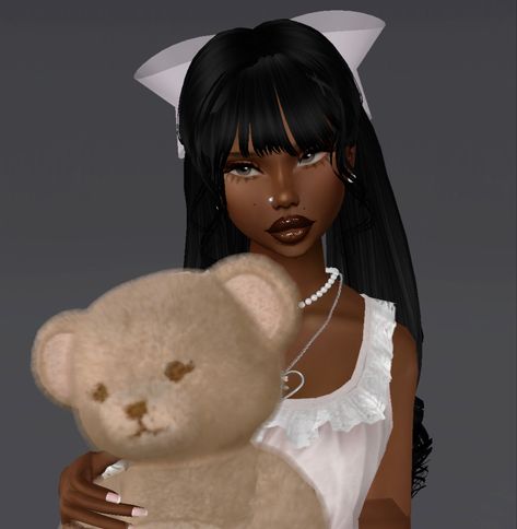 Imvu Black Girls Avatar Ideas, Black Imvu Girl, Imvu Face Ideas, Imvu Pfp, Imvu Avi, Imvu Characters, Baddie Pfp, Bratz Doll Outfits, Imvu Outfits