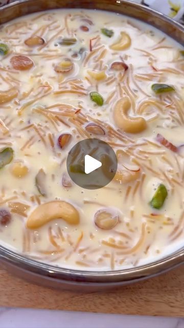 Chandni Mittal on Instagram: "Seviyan Kheer Recipe 😋

Ingredients:-
Add desi ghee -4-5 tsp
Add dry fruits 
Roast it
Remove dry fruit 
Add seviyan-1 small cup
Roast it
Add milk -1 litre
Mix and cook
Add sugar -1 small cup
Add saffron strands & elaichi powder
Add roasted nuts
Mix everything well
Serve it hot ,warm ,chilled 

Follow @tasty_food_by_chandni 

#tastyfoodbychandni #foodie #seviyankheer #kheer #lohri #dessert #eeeeeats #reelrecipe #seviyanrecipe #reels #viralreels #trendingreels #f52grams #indianfood #instafood #sweettooth #desikhana #explore #foodtalkindia #videooftheday #foodvideo #foodreels #instagram #jaimatadi" Seviyan Kheer, Kheer Recipe, Aloo Recipes, Desi Ghee, Dry Fruit, Roasted Nuts, Dry Fruits, Recipe Ingredients, Tasty Food