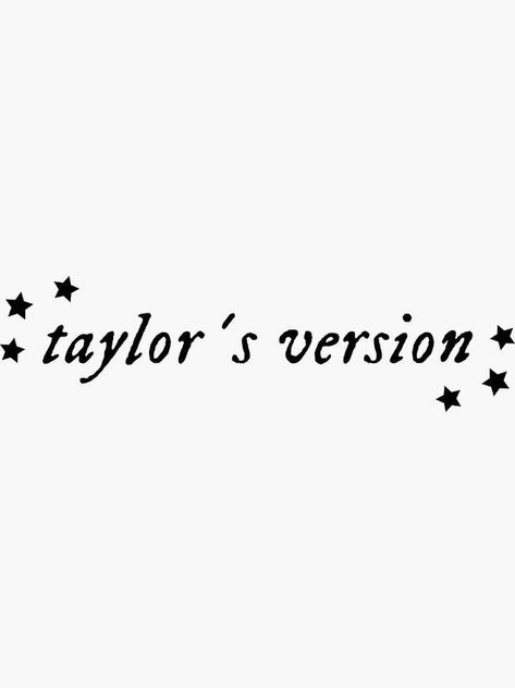 Taylor Swift Png Aesthetic, Taylor Swift Sublimation Designs, Taylor’s Version Tattoo, Taylor Swift Stencil, Taylor Swift Cricut Ideas, Taylor Swift Embroidery Ideas, Taylor Swift Stars, Taylors Version Sticker, Taylor Swift Symbols