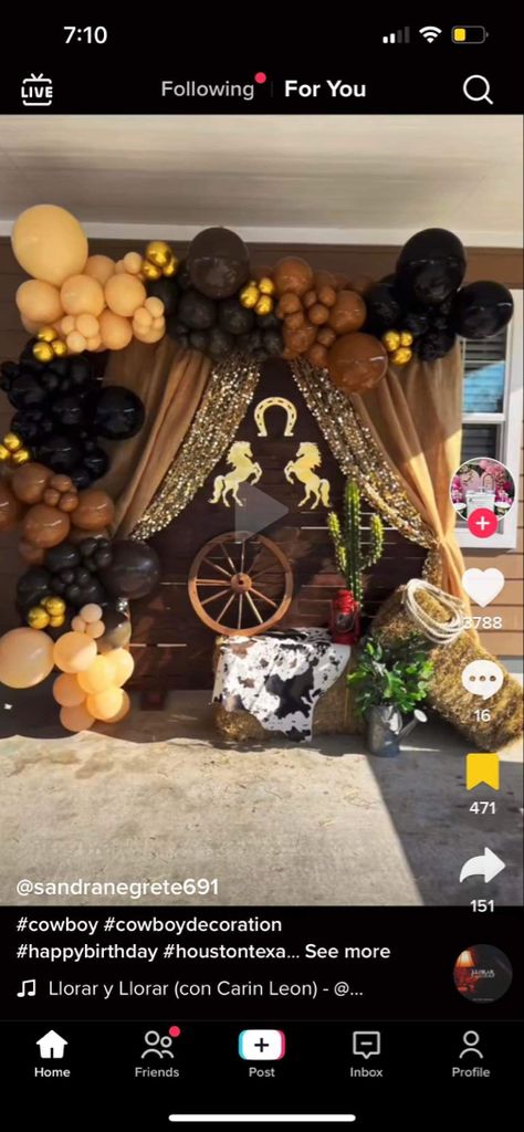 Rancho Theme Party Ideas, Norteño Party Ideas, Cowboy Theme Backdrop, Vaquera Party Decoration, Vaquero Birthday Party Ideas, Western Back Drop Ideas, Cowboy Party Backdrop, Cowboy Backdrop Ideas, Vaquera Birthday Party Ideas