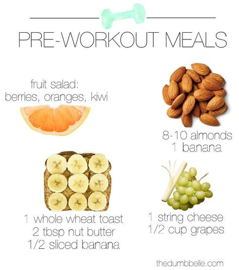 What you eat before exercising can make for a better workout and better results. It’s important to never exercise on an empty stomach. Make sure you eat at least 30 minutes before your workout. Try eating snacks high in carbs (your pre-workout BFF giving you the energy you need) and protein (repairs and builds muscle) … Read more... Workout Meals, Preworkout Snack, Pre Workout Food, Post Workout Snacks, Workout Snacks, Post Workout Food, Best Protein, Nutrition Education, Pre Workout