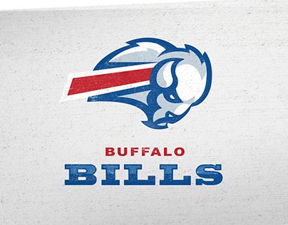 Logo redesign for the Buffalo bills(Concept art) Bills Logo Design, Buffalo Bills Tattoo, Buffalo Bills Stencil, Buffalo Bills Artwork, Buffalo Bills Design, Buffalo Bills Zubaz, Buffalo Bills Logo, Bills Football, Sport Branding