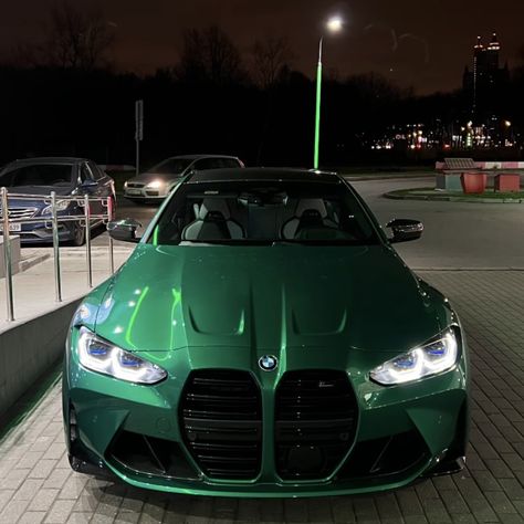 Bmw M4 Green, Green Goblin, Bmw Series, Fancy Cars, Pretty Cars, Gear Head, Bmw M4, Bmw Cars, Future Car