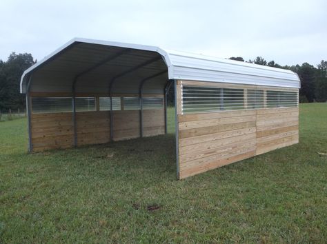 Powell Acres Farm: Carport Barn Carport Makeover, Portable Carport, Carport Ideas, Livestock Shelter, Horse Farm Ideas, Diy Horse Barn, Barn Stalls, Horse Barn Ideas Stables, Carport Sheds