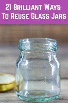 Glass Jar Ideas Upcycling, Ways To Use Glass Jars, Uses For Small Glass Jars, Upcycle Mason Jars, How To Reuse Glass Jars, Recycle Glass Jars Ideas, Repurpose Small Glass Jars, Reusing Jars Ideas, Repurposing Glass Bottles