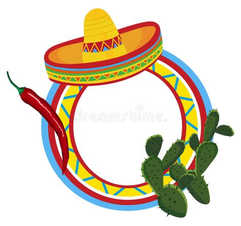 Símbolos mexicanos ilustración del vector. Ilustración de mexicanos - 20719039 Mexican Symbols, Wild Illustration, Mexican Style Decor, Mexican Pattern, Eid Stickers, Mexican Doll, Mexican Hat, Decor Logo, Mexican Party Theme