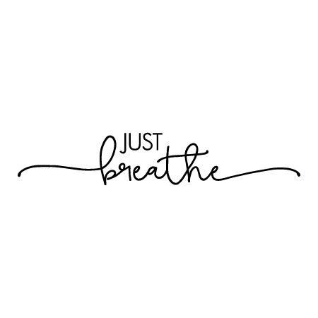 Just Breathe. This is the perfect beautiful reminder to relax and just breathe. It will look really great in your bathroom and remind you to stay calm and relax. Relax Tattoo, Just Breathe Tattoo, You Are My Moon, Now Quotes, Muster Tattoos, Yoga Beginners, Spring Pattern, 1 Tattoo, Wall Quotes Decals