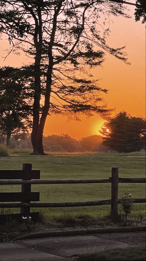 Orange Summer Sunset over field August Vibes Wallpaper, Late Summer Aesthetic Wallpaper, Country Side Asethic, Georgia Summer Aesthetic, August Core Aesthetic, Country Side Life Aesthetic, August Summer Aesthetic, Virginia Summer Aesthetic, Southern Europe Aesthetic