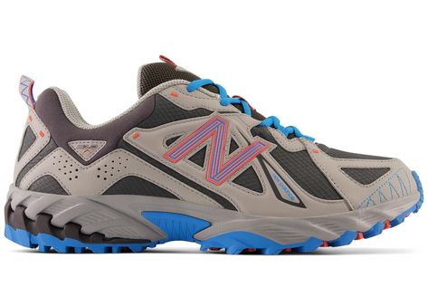 Men's New Balance 610 Sneakers in Griffin/Raven/Blue New Balance 610, New Balance Style, Grey Pictures, Japanese Store, Black Gums, New Balance Sneakers, Hot Sneakers, Trail Running Shoes, Adidas Yeezy