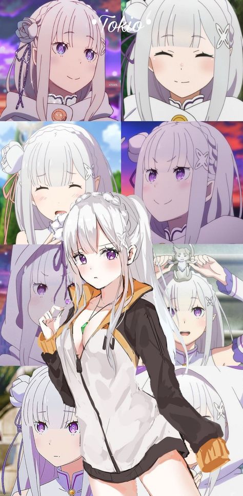 Emilia Wallpaper Re Zero, Emilia Re Zero Fanart, Rezero Wallpapers, Emilia Re Zero, Rezero Emilia, Re Zero Wallpaper, Zero Wallpaper, Re Zero, Tokyo Ravens