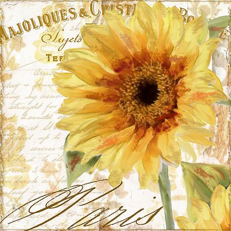 Fall Napkins, Thanksgiving Napkins, Napkin Decoupage, Paper Napkins For Decoupage, Decorative Napkins, Floral Napkins, Yellow Sunflower, Party Napkins, Vintage Floral Print