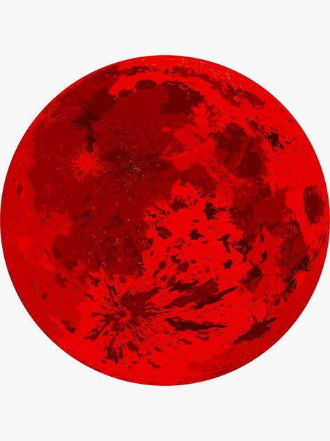 Blood Moon by Jokermatt Red Moon Illustration, Red Moon Tattoo Designs, Red Moon Drawing, Red Moon Anime, Blood Moon Tattoo, Ttrpg Design, Red Moon Tattoo, Akatsuki Logo, Token Border