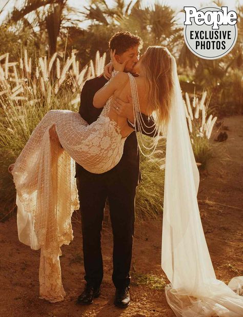 Whitney Simmons Wedding, Low Back Wedding Gowns, Ski Wedding, Positano Wedding, Fitness Influencer, Whitney Simmons, Anniversary Photography, Purple Wedding Dress, Engagement Pictures Poses