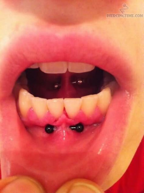 Frowny Piercing, Hide Piercings, Frenulum Piercing, Tongue Web Piercing, Web Piercing, Oral Piercings, Frowny Face, Different Ear Piercings, What Is The Point