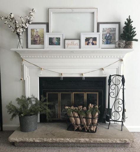 Photos On Mantle Ideas, Photos On Mantle, Make Fire Starters, Mantle Ideas, Mantel Ideas, Us Forever, How To Make Fire, Fireplace Ideas, Fire Starters