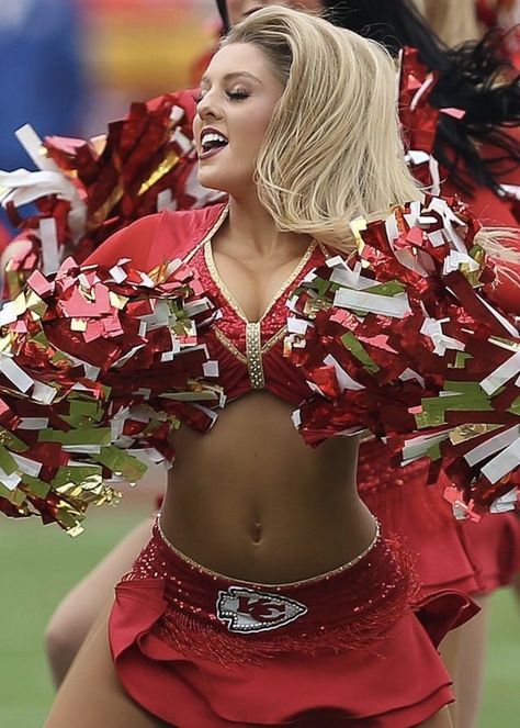 Chiefs Cheerleaders, Kansas City Chiefs Cheerleaders, Photo Facts, Arrowhead Stadium, Minnesota Vikings Football, Vikings Football, Cheer Outfits, Nfl Games, Nfl Cheerleaders