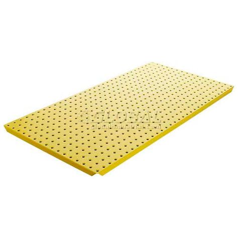 Pegboard Panels - Powdercoat Yellow 16 x 32 (2 pc) Metal Pegboard, Pegboard Organization, Powder Coated Metal, Retail Shelving, Store Fixtures, Utility Rooms, Metal Panels, Slat Wall, Wall Organization