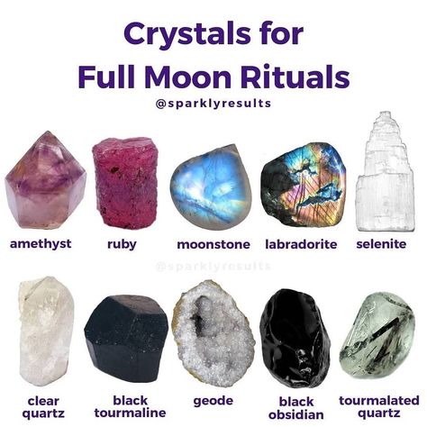 Crystals For Full Moon, Crystal Meanings Charts, Full Moon Tarot, Happy Full Moon, Full Moon Rituals, May Full Moon, Full Moon Meditation, Crystal Healing Chart, Next Full Moon