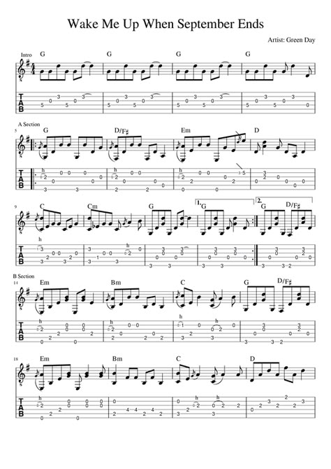 Wake Me Up When September Ends - Green Day - FINGERSTYLE GUITAR Wake Me Up When September Ends, Guitar Fingerstyle, Ukulele Instrument, Fingerstyle Guitar Lessons, When September Ends, Guitar Tabs For Beginners, Ukulele Tabs, Acoustic Guitar Music, Saxophone Sheet Music