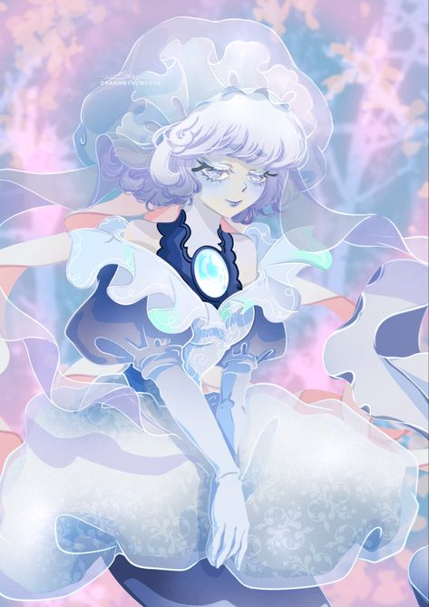 Jellyfish Cookie Run, Hydrangea Cookie Run Fanart, Frilled Jellyfish Cookie Art, Filled Jellyfish Cookie Run, Frilled Jellyfish Cookie, Cookie Run Fan Art, Human Jellyfish, Cookie Run Kingdom Oc, Jellyfish Oc