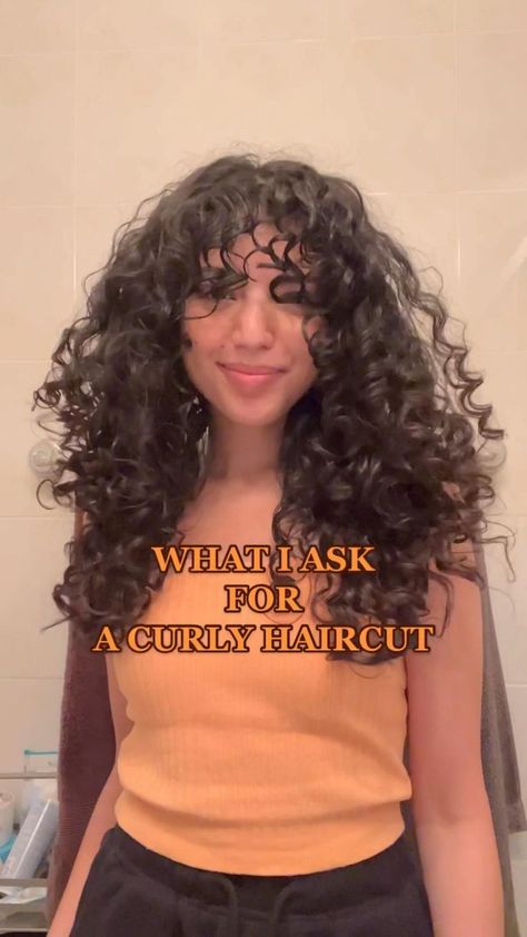 Pin on Curly Hair and Hairstyles Haircuts For Long Curly Hair, Cheveux Oranges, Curly Hair Care Routine, Natural Curly Hair Cuts, Layered Curly Hair, Mixed Curly Hair, Curly Hair Videos, Curly Hair Photos, Haircuts For Wavy Hair