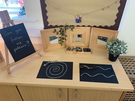 Art And Craft Area Eyfs, Eyfs Nursery Classroom, Transient Art Eyfs, Art Area Eyfs, Transient Art, Preschool Displays, Nursery Classroom, Eyfs Classroom, Continuous Provision