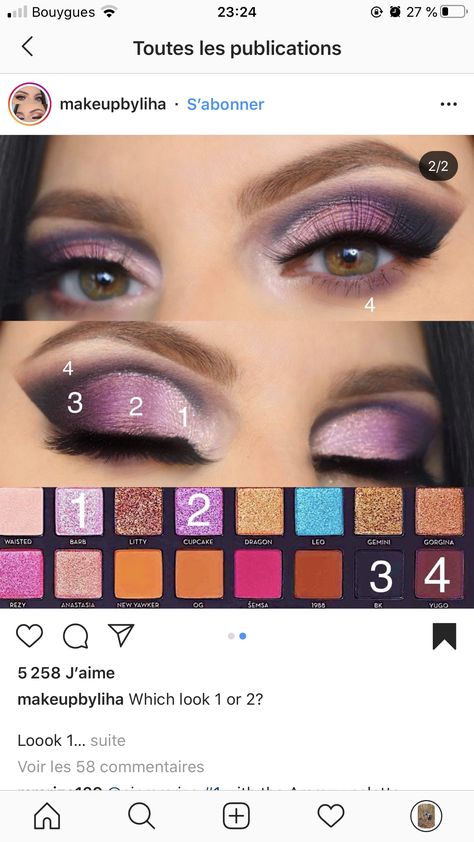 Eyeshadow Steps, Amrezy Palette, Anastasia Makeup, Eye Shape Makeup, Makeup Purple, Makeup Pictorial, Eyeshadow Tips, Eyebrow Makeup Tips, Cut Crease Makeup