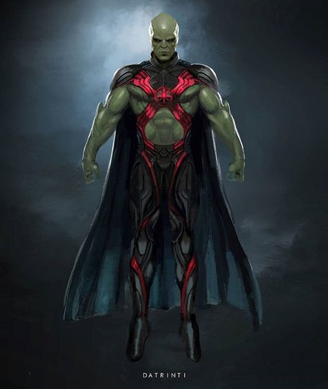 Possible design for Martian Manhunter Martian Manhunter Art, Justice League Art, Batman Armor, Ragnarok Anime, Marvel And Dc Characters, Bd Art, Superhero Villains, Martian Manhunter, Dc Comics Superheroes