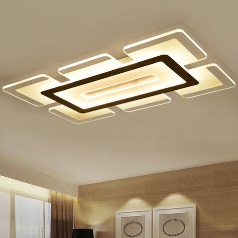 Cheap Ceiling Lights, Pop Ceiling Design, House Ceiling Design, Ceiling Design Living Room, Ceiling Design Modern, Modern Led Ceiling Lights, Ceiling Lamps Bedroom, Ceiling Design Bedroom, Creative Bedroom