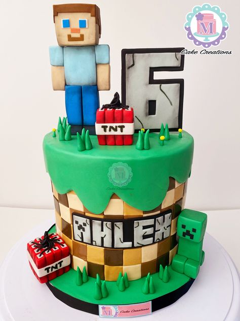 Minecraft fondant cake Mycraft Birthday Cake, Minecraft And Roblox Cake, Minecraft Fondant Cake, Lego Minecraft Cake, Minecraft Birthday Cake For Boys, Minecraft Cakepops, Minecraft Cake Ideas Boys, Minecraft Theme Cake, Minecraft Dort