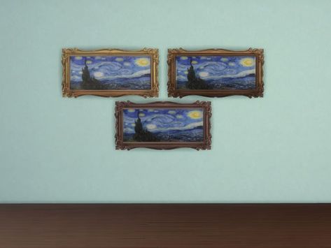 Gogh The Starry Night, Van Gogh Painting, The Starry Night, Van Gogh Paintings, Starry Night Van Gogh, Sims Community, Ts4 Cc, Electronic Art, Free Sites